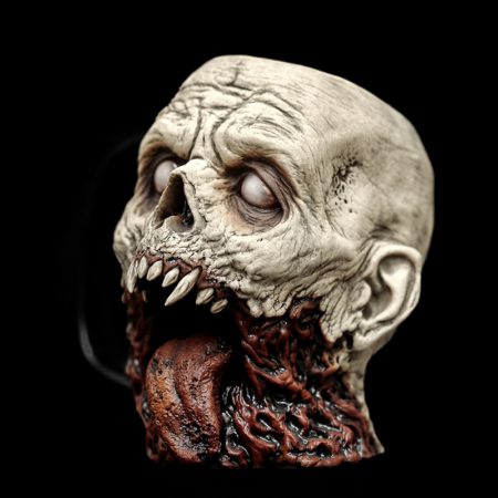 Handcrafted Ceramic Horror Mug | Realistic Blood Splatter Design | Unique Halloween Collectible & Gift for Horror Fans