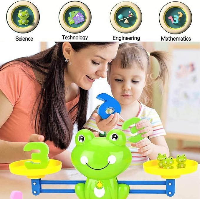 Frog Balance Counting Toys Scale|Math Educational Children's Learning Tool