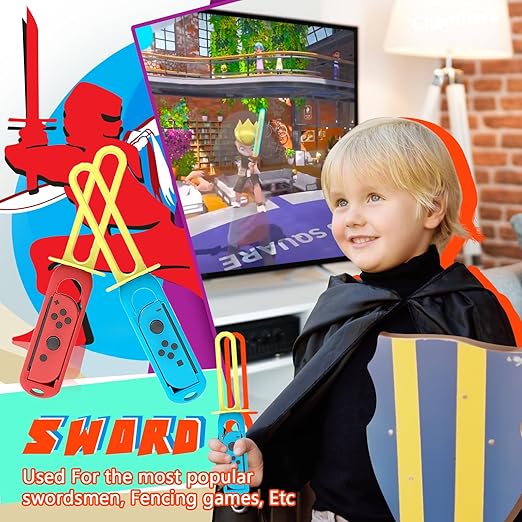 Nintendo Switch Sports Accessories Set – Ultimate Multi-Sport Gaming Kit with Fencing, Racket, Bowling & More!