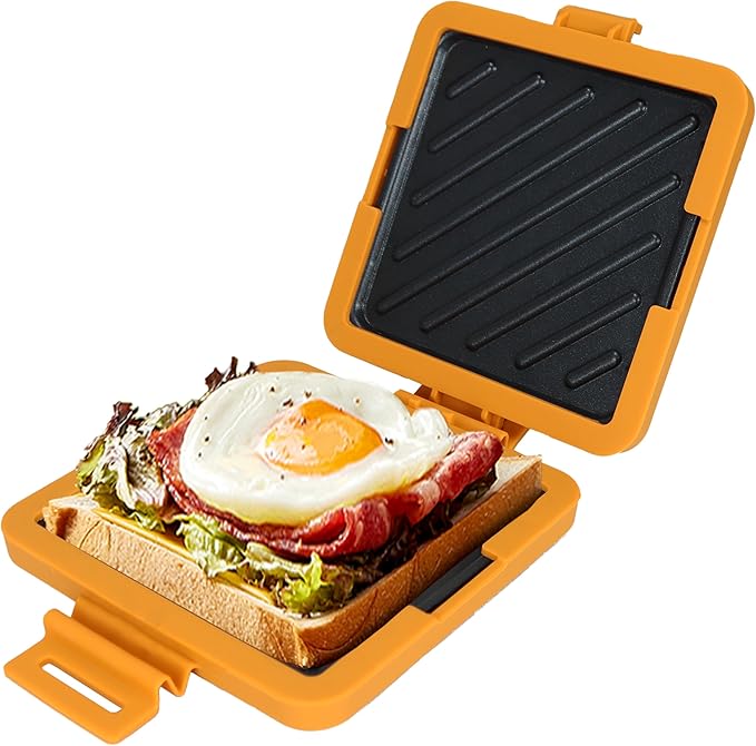 Microwave Toastie Maker | Quick & Easy Sandwich Press for Grilled Cheese & Snacks