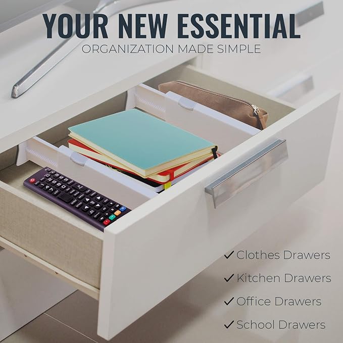 Expandable Drawer Dividers – Adjustable & Perfect Fit Every Time