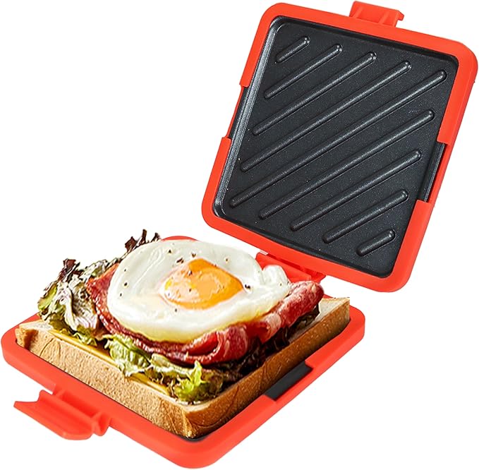 Microwave Toastie Maker | Quick & Easy Sandwich Press for Grilled Cheese & Snacks