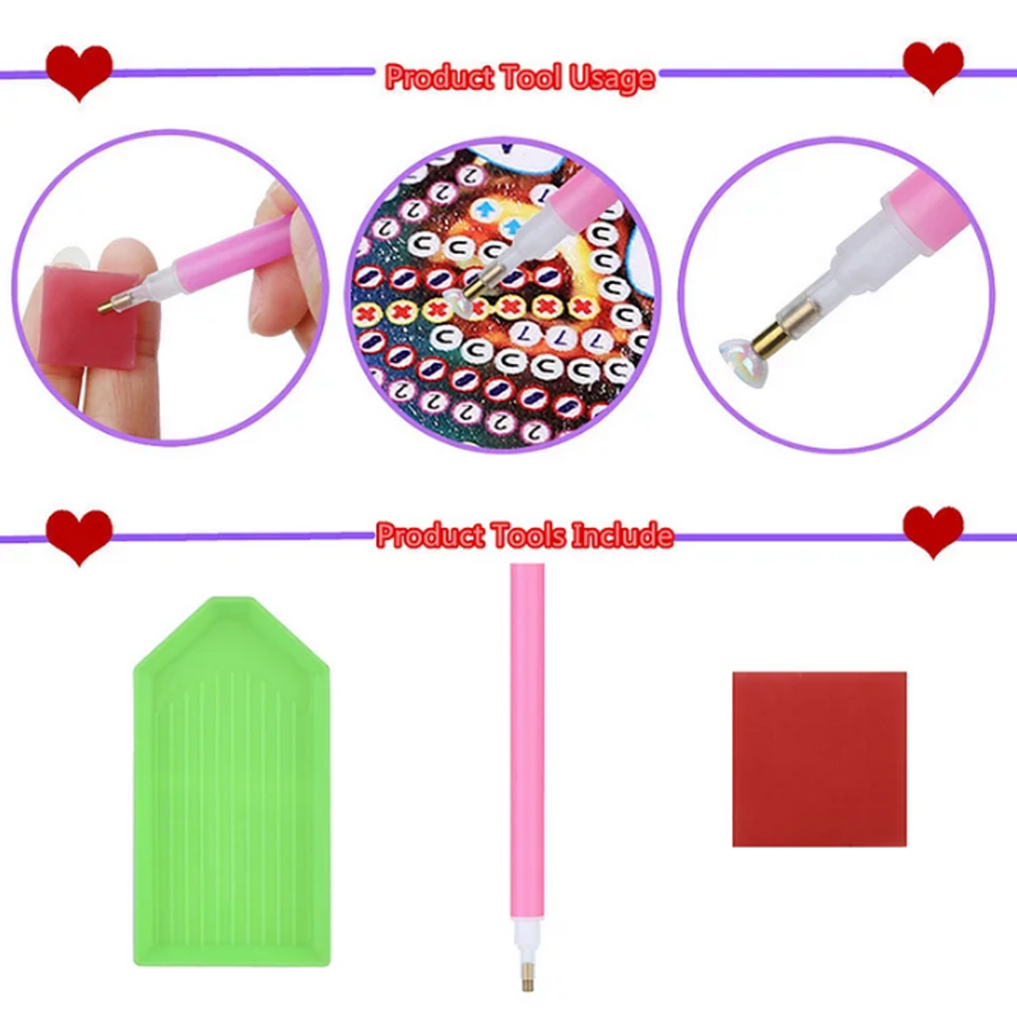 2026 DIY Diamond Painting Desk Calendar