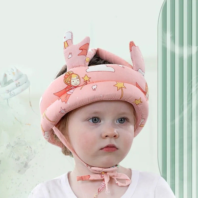 Toddler for Head Protector Adjustable Safety Helmet Hat for Kid Child Running Crawling