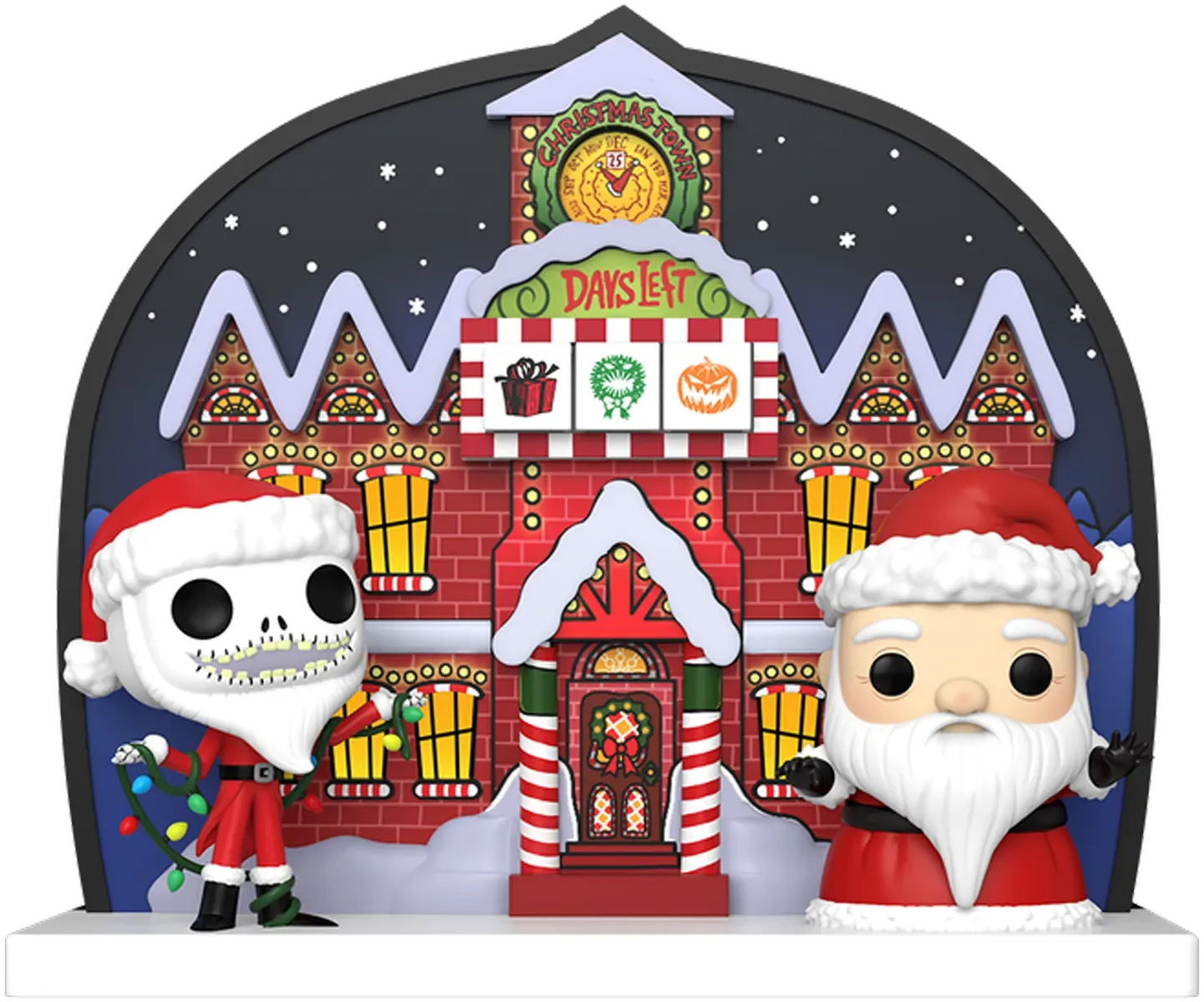 Nightmare Before Christmas Countdown Calendar | Double-Sided for Halloween & Christmas
