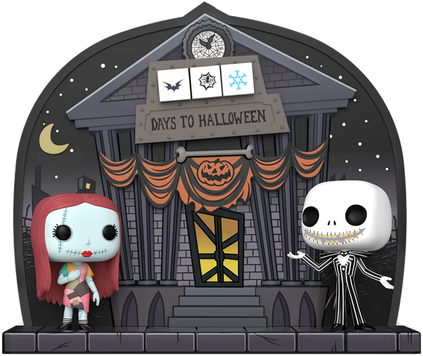 Nightmare Before Christmas Countdown Calendar | Double-Sided for Halloween & Christmas
