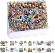 2026 DIY Diamond Painting Desk Calendar