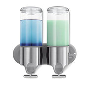 3-Chamber Wall-Mounted Shower Pump – 3 × 15 fl. oz Shampoo & Soap Dispenser, Stainless Steel