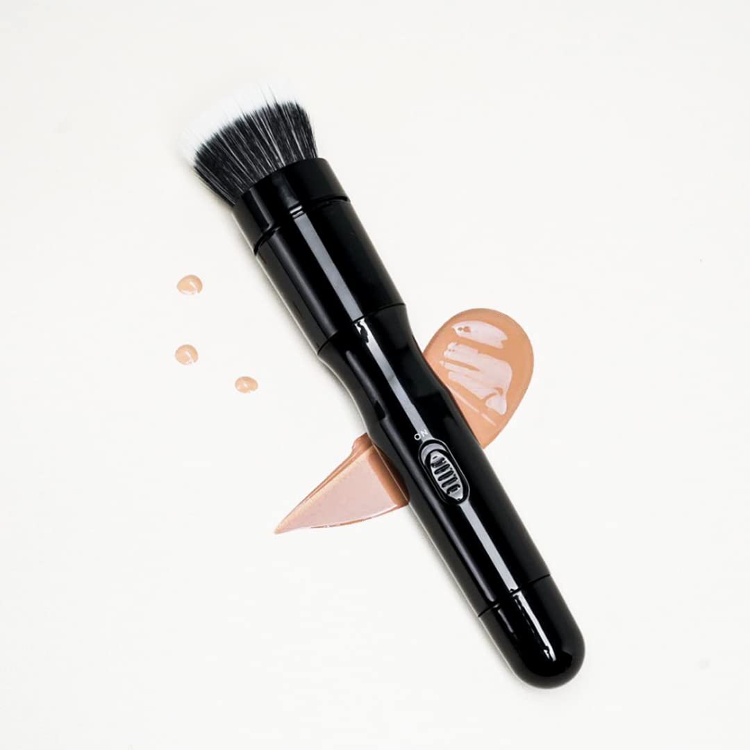 Makeup Starter Kit with Electric Rotating Foundation Brush – Perfect for Facial Makeup