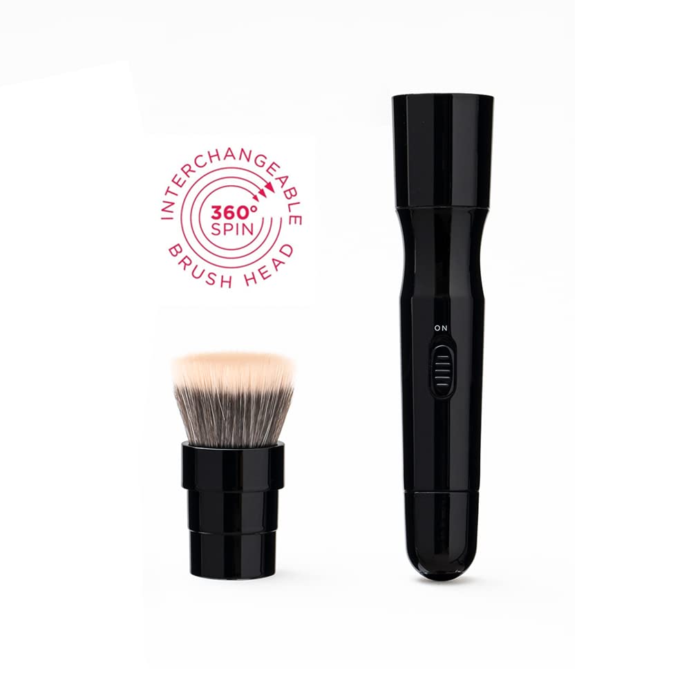 Makeup Starter Kit with Electric Rotating Foundation Brush – Perfect for Facial Makeup