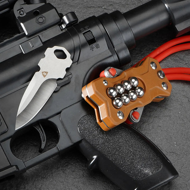 New G10 Handle Slingshot Folding Knife – Compact, Durable, and Multi-Functional