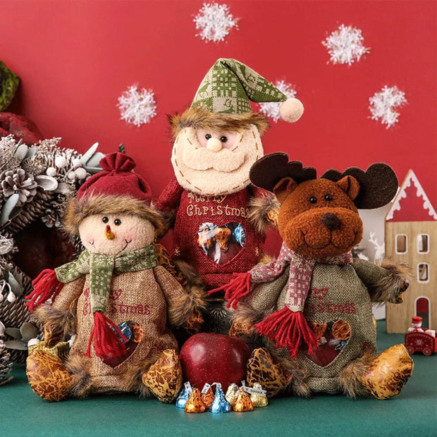 🎄 Christmas Gift Bags – Zipper Design