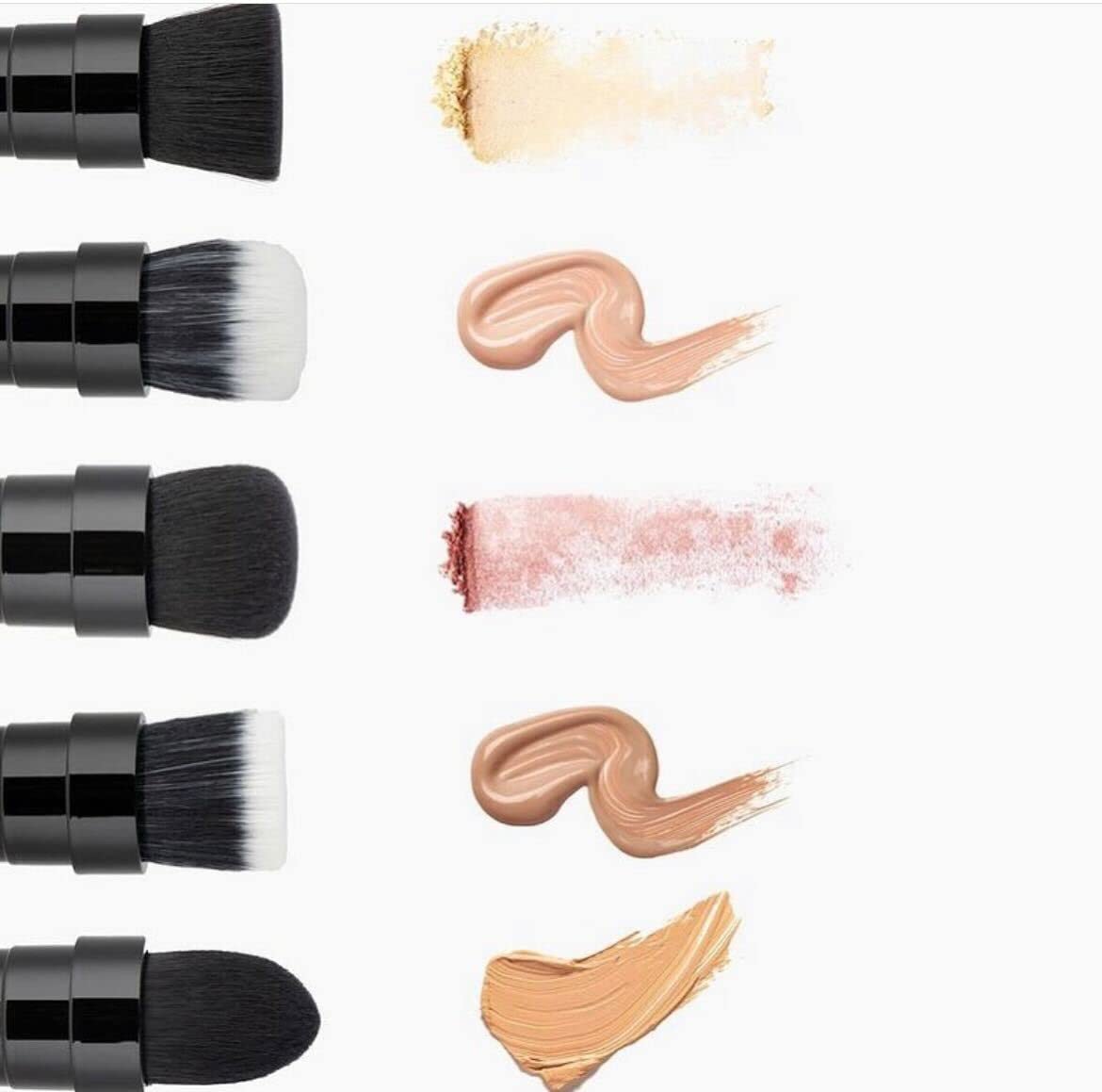 Makeup Starter Kit with Electric Rotating Foundation Brush – Perfect for Facial Makeup