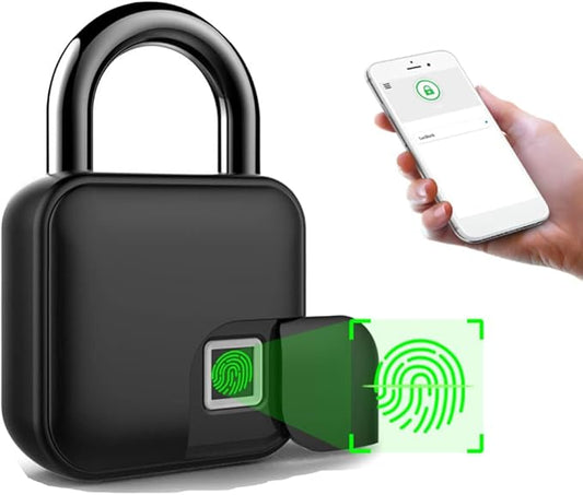 Smart Fingerprint Padlock | Waterproof, Keyless & USB Rechargeable