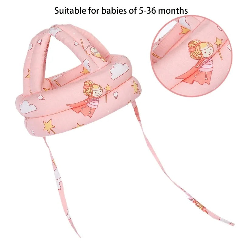 Toddler for Head Protector Adjustable Safety Helmet Hat for Kid Child Running Crawling