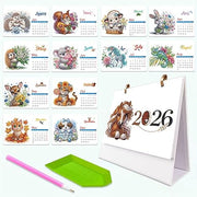 2026 DIY Diamond Painting Desk Calendar