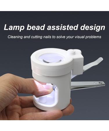 ✨ Nail Clipper with Magnifying Glass &amp; Light – Easy Grooming for Seniors