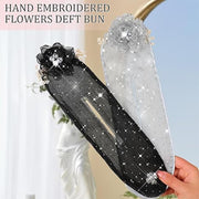 🌸 Full Star Flower Hair Accessories – Easy Bun Maker (6PCS MIX)