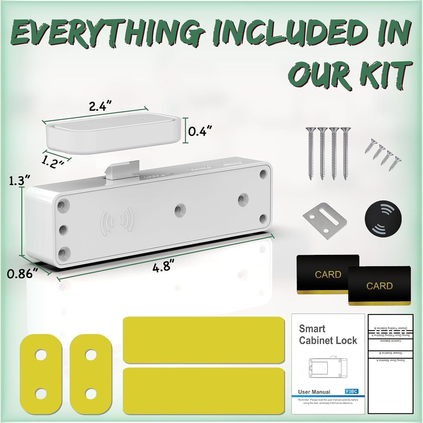 Smart RFID Cabinet Lock | Keyless, Invisible & Secure Access System