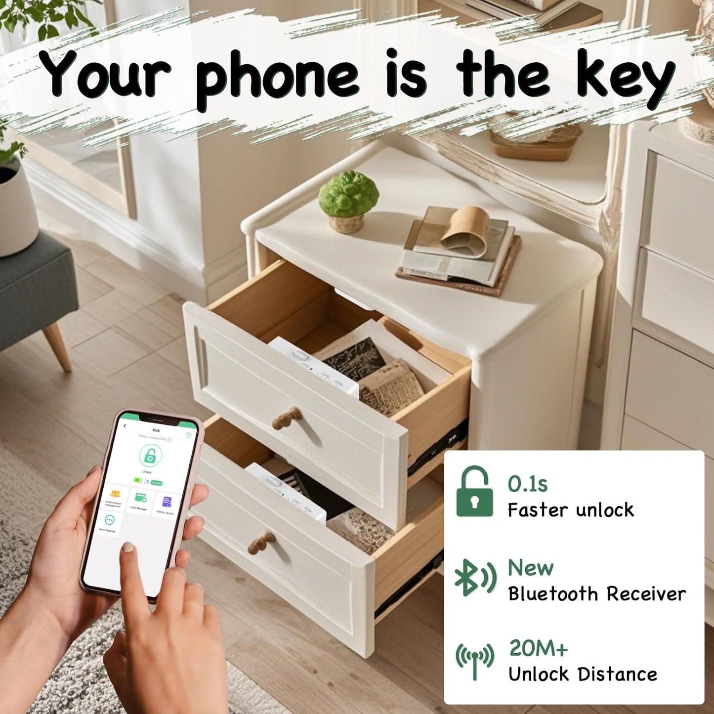 Smart RFID Cabinet Lock | Keyless, Invisible & Secure Access System