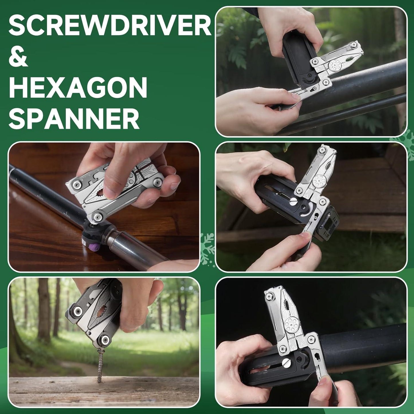 20-in-1 Folding Credit Card Multitool