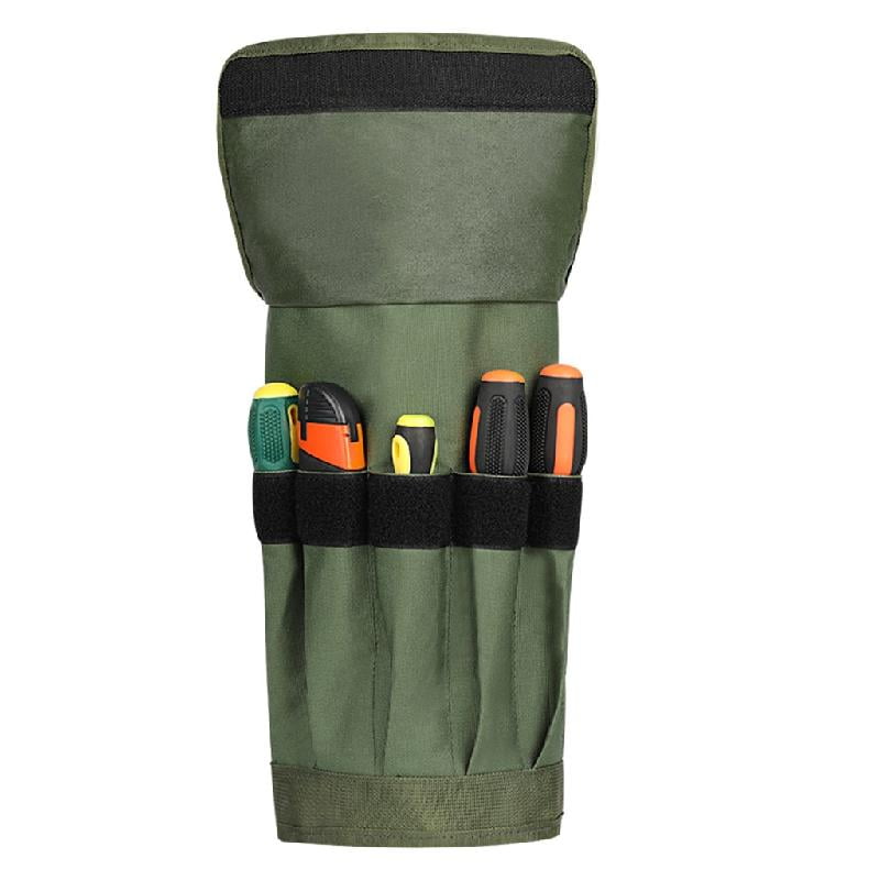 Portable Roll-Up Tool Organizer | 5 Zippered Pockets for Car, Garage & On-the-Go Storage