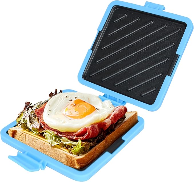 Microwave Toastie Maker | Quick & Easy Sandwich Press for Grilled Cheese & Snacks