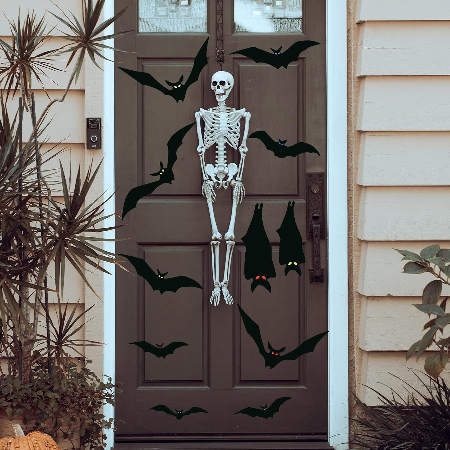 Magnetic Bats Halloween Garage Door Decorations – 23PCS Reusable Bat Magnets