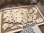 Haunted Places Checklist Map – Track Your Spooky Adventures in Style