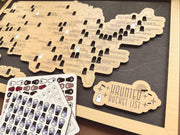 Haunted Places Checklist Map – Track Your Spooky Adventures in Style