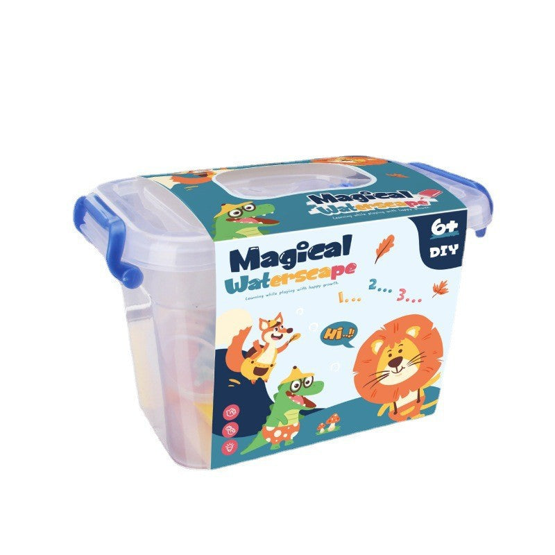 DIY Magic Water Elf,Creative 3D Magic Gels Animal Beads Kit