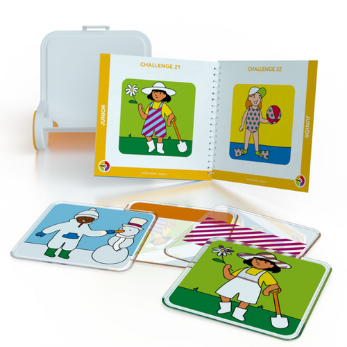 Dress Code Logic Puzzle – 80 Educational Challenges for Kids | Color & Pattern Matching Toy