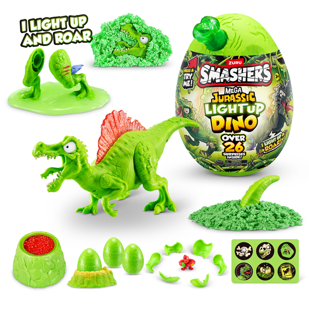 Giant Jurassic Glow Dinosaur Series 1 – Smash, Dig, and Build Your Own Light-Up Dinosaur Adventure