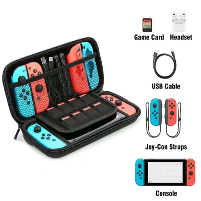 Hard Carrying Case for Gaming Devices | Waterproof & Shockproof | Fits Nintendo Switch, PSP, PS Vita & More