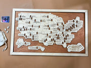 Haunted Places Checklist Map – Track Your Spooky Adventures in Style